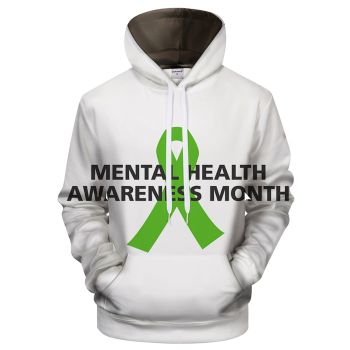 Mental Health Awareness 3D - Sweatshirt, Hoodie, Pullover