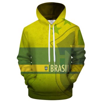 Brazil Logo 3D - Sweatshirt, Hoodie, Pullover