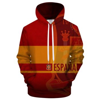 Spain Stripe 3D - Sweatshirt, Hoodie, Pullover