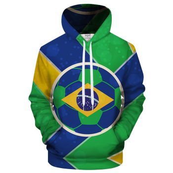Brazil World Cup 3D - Sweatshirt, Hoodie, Pullover