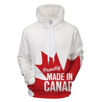 Proudly Canadian 3D - Sweatshirt, Hoodie, Pullover