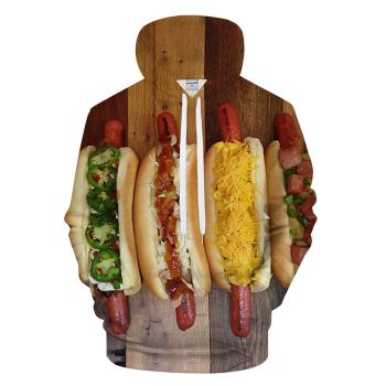 Hot Dogs & Condiments 3D - Sweatshirt, Hoodie, Pullover