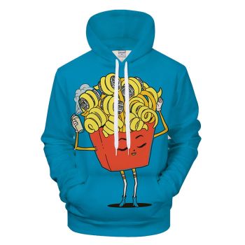 Curly Fries 3D - Sweatshirt, Hoodie, Pullover