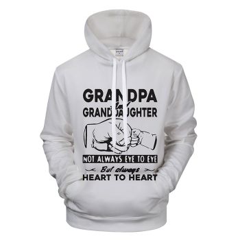 Grandpa & Granddaughter Love 3D - Sweatshirt, Hoodie, Pullover