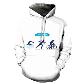 Triathlon 3D - Sweatshirt, Hoodie, Pullover