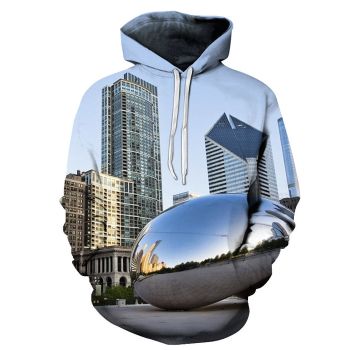 Sitting In Chicago 3D - Sweatshirt, Hoodie, Pullover