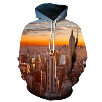 New York At Sunrise 3D - Sweatshirt, Hoodie, Pullover