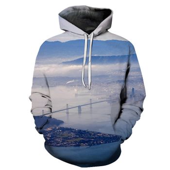 San Francisco Skyline 3D - Sweatshirt, Hoodie, Pullover