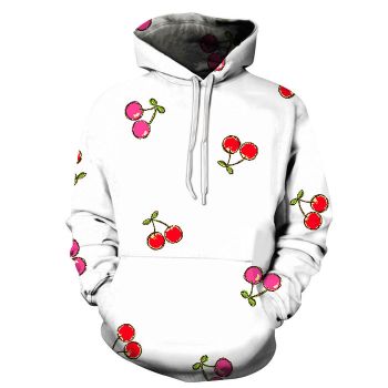 Pair Of Cherries 3D Sweatshirt Hoodie Pullover
