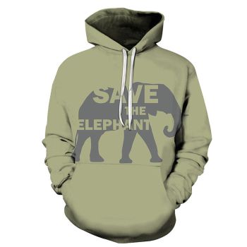 Save The Elephants 3D - Sweatshirt, Hoodie, Pullover