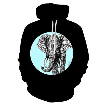 Elephant Print 3D - Sweatshirt, Hoodie, Pullover
