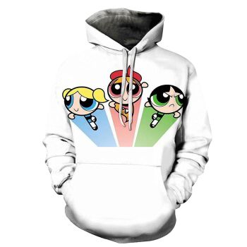 Powerpuff Girls Cartoon 3D - Sweatshirt, Hoodie, Pullover