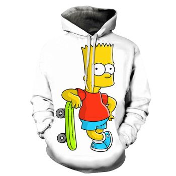 Bart Simpson Cartoon 3D - Sweatshirt, Hoodie, Pullover