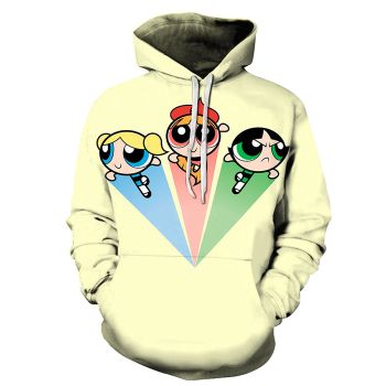 Powerpuff Girl Power 3D - Sweatshirt, Hoodie, Pullover