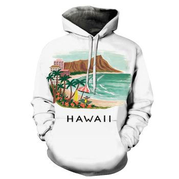 Holiday At Hawaii Beach 3D - Sweatshirt, Hoodie, Pullover