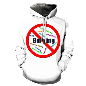 White Bullying Awareness 3D - Sweatshirt, Hoodie, Pullover