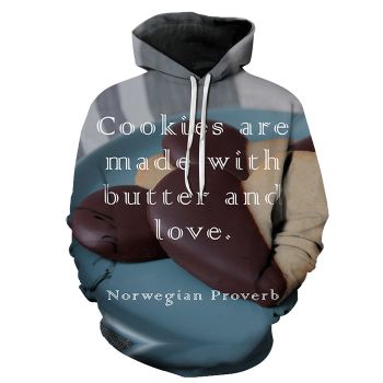 Made Of Love Cookies 3D - Sweatshirt, Hoodie, Pullover