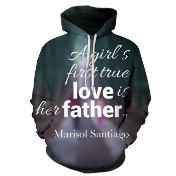 Girl's First True Love Dad 3D - Sweatshirt, Hoodie, Pullover