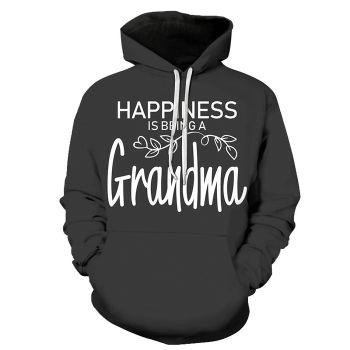 Happiness Black Grandma 3D - Sweatshirt, Hoodie, Pullover