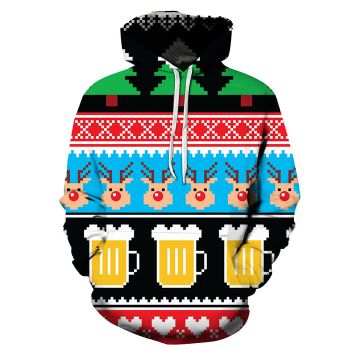 Beer Christmas Hoodie - Sweatshirt, Hoodie, Pullover