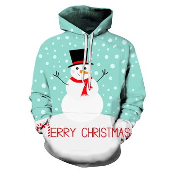 Happy Snowman Christmas Hoodie - Sweatshirt, Hoodie, Pullover