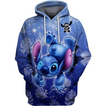 Cute Blue Stitch Hoodie
