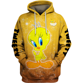 Orange Tweety Hoodie
