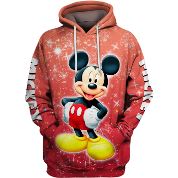 Red Mickey Mouse Hoodie