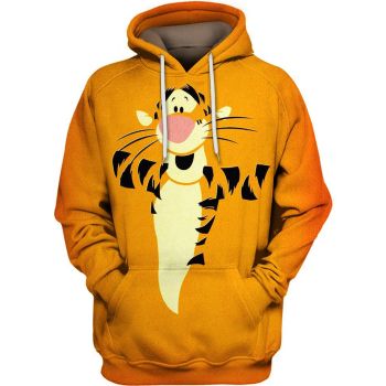 Orange Tigger Hoodie