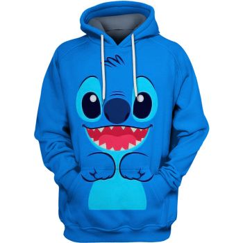Cute Stitch 3D Printed Hoodie
