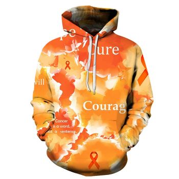 3D 'Cancer' Just A Word - Hoodie, Sweatshirt, Pullover