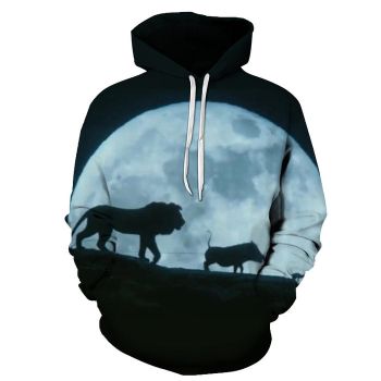 3D Simba, Timon, & Pumbaa - Hoodie, Sweatshirt, Pullover