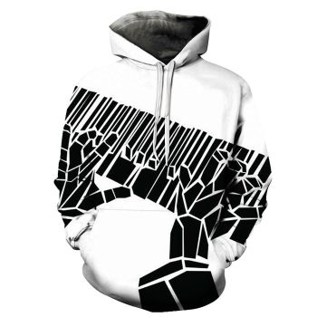 3D Black Piano Keys Playing - Hoodie, Sweatshirt, Pullover