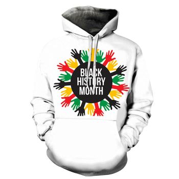Colorful Hands Black History Month 3D - Sweatshirt, Hoodie, Pullover