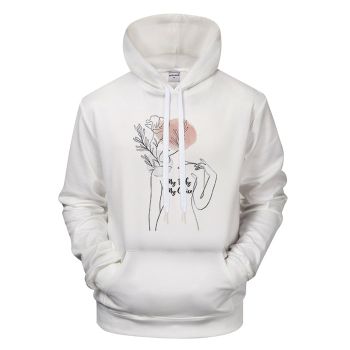 My Body My Choice Cool White Hoodie