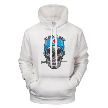My Body My Choice Skull Printed Hoodie