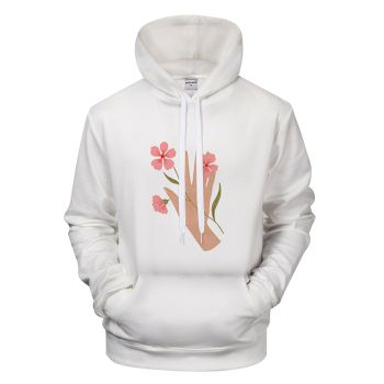 My Body My Choice Flowers Printed Hoodie