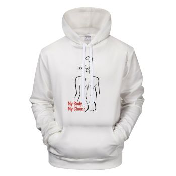 My Body My Choice Stylish Printed Hoodie