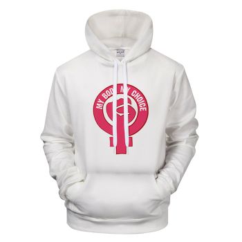 My Body My Choice Circle Print Hoodie