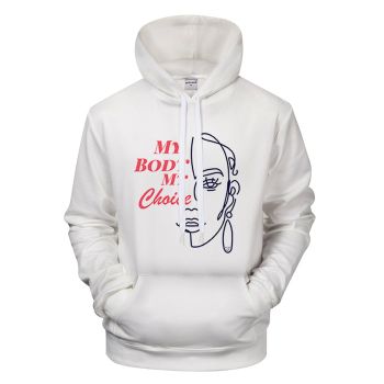 My Body My Choice Girl Half Print Hoodie
