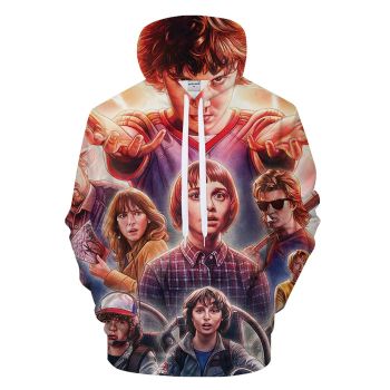 Stranger Things Team Full Print  Hoodie