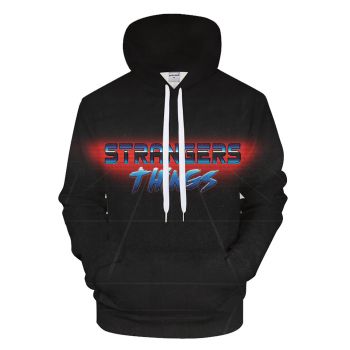 Stranger Things Solid Red Hoodie