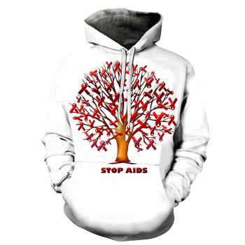 AIDS Awareness 3D - Sweatshirt, Hoodie, Pullover