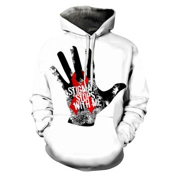 AIDS Stigma Stops With Me 3D - Sweatshirt, Hoodie, Pullover