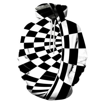 Cubic Tunnel Swirl 3D - Sweatshirt, Hoodie, Pullover
