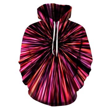 Graphic Rays 3D - Sweatshirt, Hoodie, Pullover