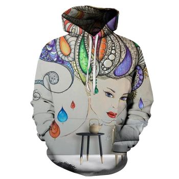 Vibrant Wall Art Oil Painting 3D - Sweatshirt, Hoodie, Pullover