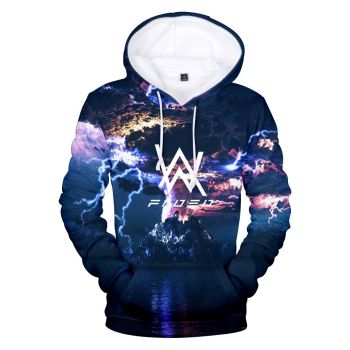 Alan Walker Hoodies &#8211; Pullover Lightning Hoodie