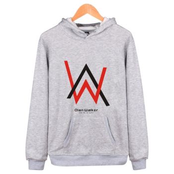 Alan Walker Hoodies &#8211; Red-black Letter Hoodie