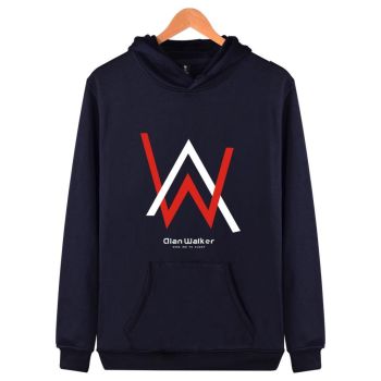 Alan Walker Hoodies &#8211; Red-white Letter Hoodie